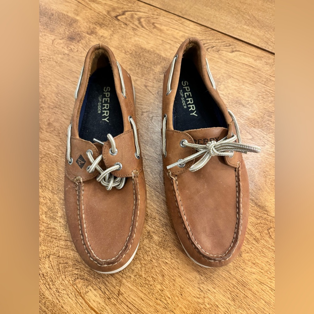 Sperry Tan Leather Loafers